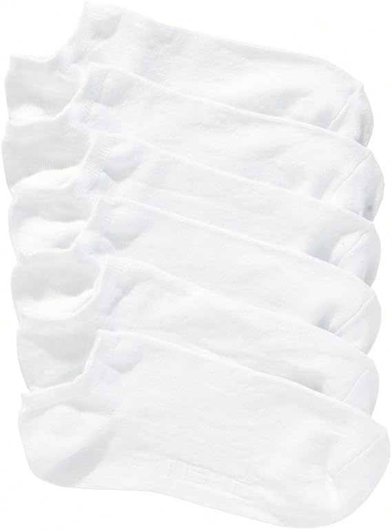 6 Pairs Ladies Cotton Rich Trainer Socks