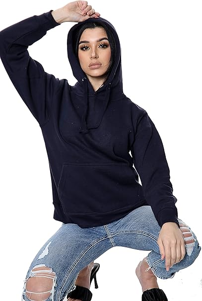 Oversized Plain Pullover Hoodie