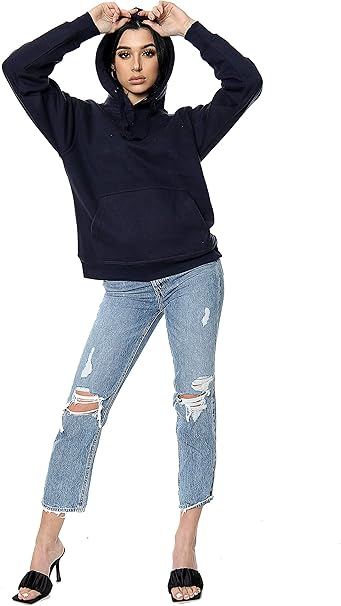 Oversized Plain Pullover Hoodie