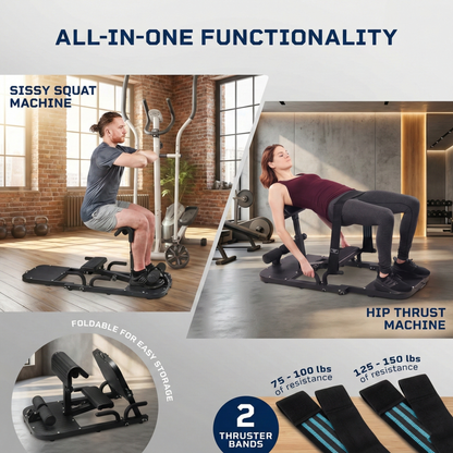 Adjustable Home Gym Machine for Lower Back